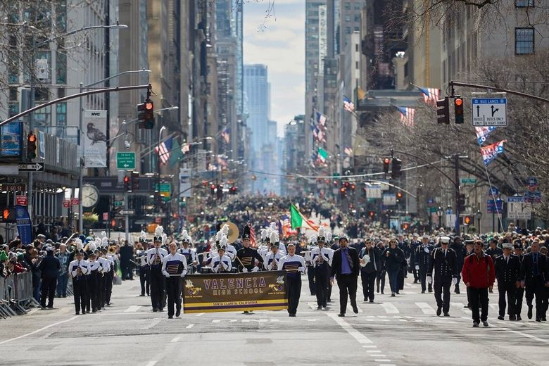 Performing in New York's St.Patrick's Day Parade WhereGalsWander