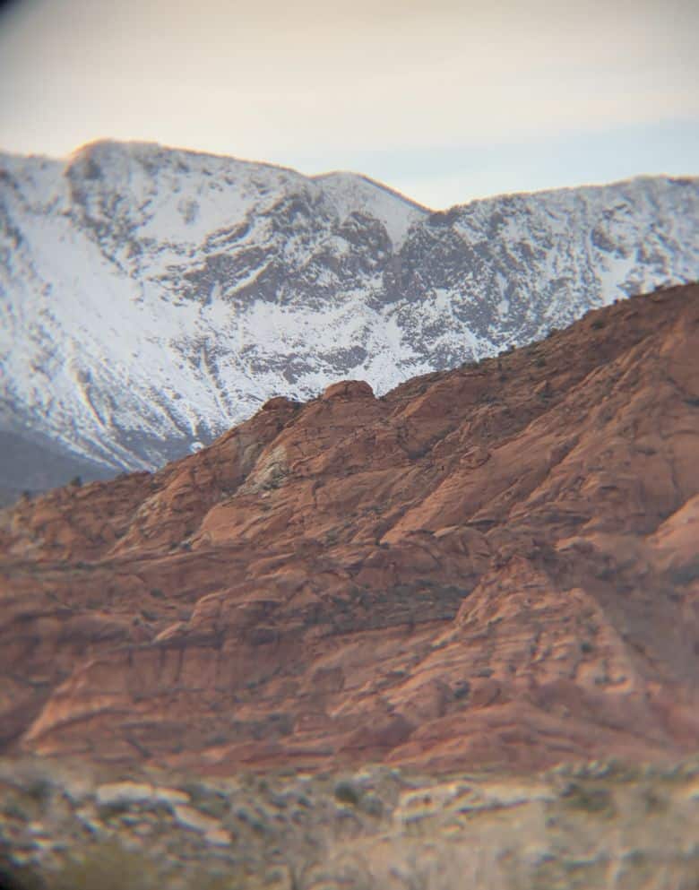 Sunset at Red Cliffs Recreation Area, Utah
