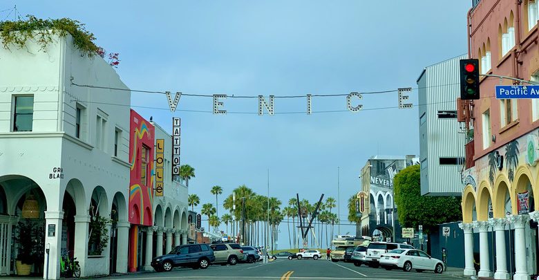Empty Venice Beach