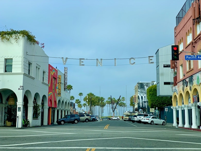 Empty Venice Beach