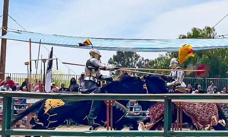 The joust at the original Renaissance Pleasure Faire in Los Angeles