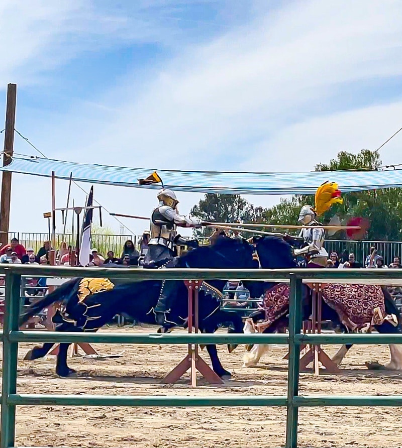 The joust at the original Renaissance Pleasure Faire in Los Angeles